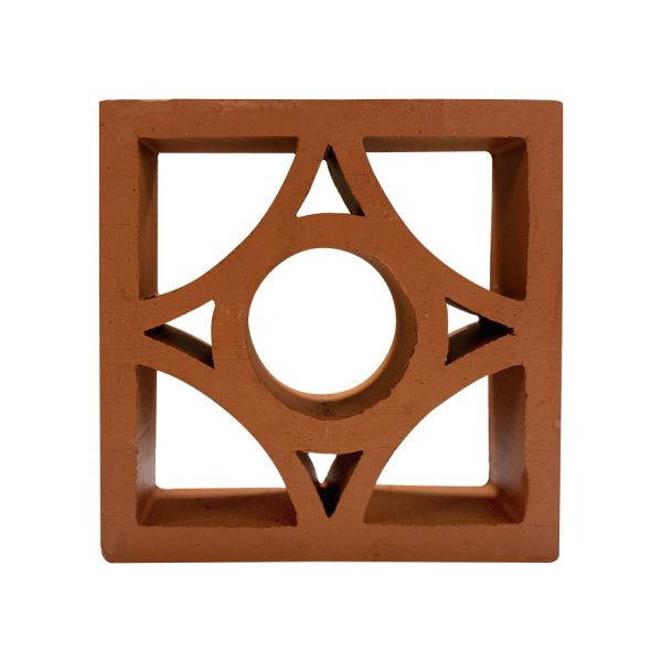 Quality Construction Material Classical Pattern Design Facade Tiles Ceramic Hollow Bricks wholesale