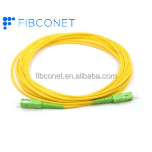 FTTH Indoor APC SC/APC to SM SC G657A2 Simplex Optical Fiber Connector Patch