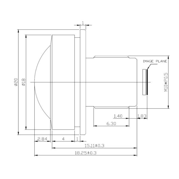 Quality 1/4" 1.19 mm  wide angle S mount lens  , HFOV 180  degree, F2.0 good for Aptina MT9P031,CCL140119MP wholesale