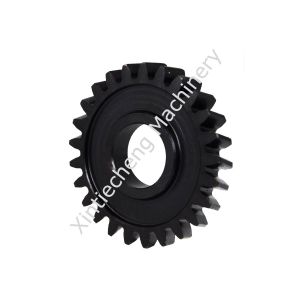 Black Hobbing Helical Gears Cast Steel High Precision Gears High Transmission