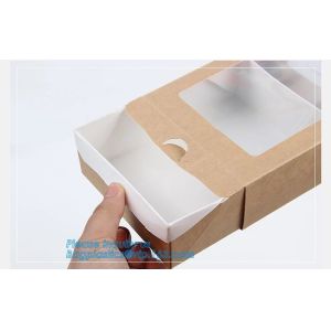 Noodle box, Salad Disposable Packing, Kraft Paper Lunch Box, Disposable Kraft
