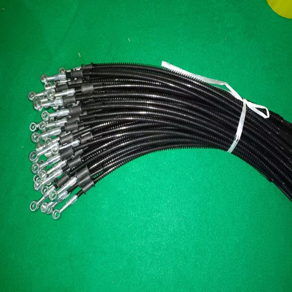 Quality 3.2*7.5mm Motorcycle Brake Hose Assembly With Chromed Banjos wholesale