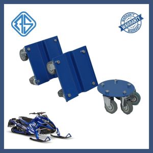 Cheap Mini Snowmobile Moving Cart Motorcycle Trolley Rubber Wheel Heavy Duty Dolly for sale