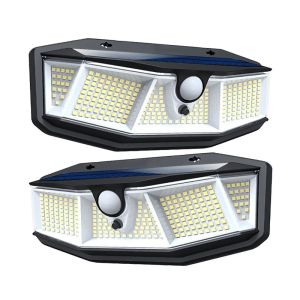 China 308 LED Solar Light Outdoor Solar Lamp with Motion Sensor Light SunLight 3 Modes Street Lamp LED Spotlight for Garden Decoration on sale