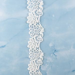 2" Polyester Lace Trim Wedding Applique Lace Ribbon Craft Sewing
