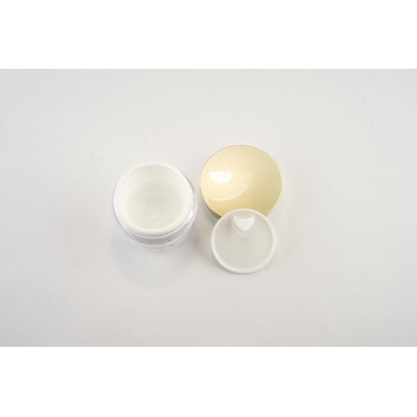 Quality 30g 50g Empty Plastic Jars With Lids Multi Color Optional PP ABS Material wholesale