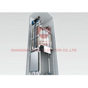 1000kg Small Gearless Machine Room Less Elevator With Stainless Steel 304