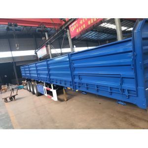 Cheap Customized Side Wall Height Advanced Flatbed Trailer With Semi Trailer Technology for sale
