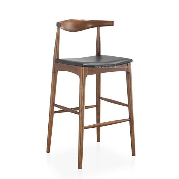 Quality Danish High chair bar furniture wooden counter bar stool, NO.104 solid wood bar stool with armres. wholesale