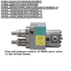 Moog Servo Valve with Cast Iron Housing for Building Materials Industry and