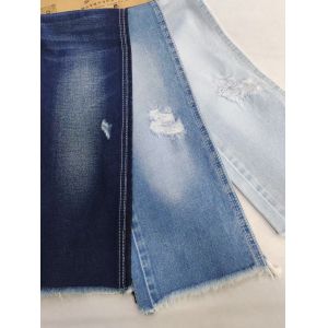 Super-Soft Dark Indigo woven Denim Fabric 11.5oz Non-Stretch For Jeans