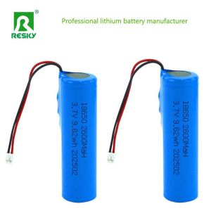Lithium Ion Cell 3.7V 4.2V 2600mAh Li-Ion Rechargeable Lithium Battery Cell With
