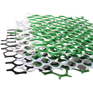 0.6cm Aperture Green Polypropylene Plastic Mesh Roll