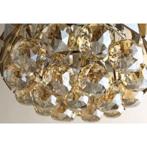 Modern crystal chandelier Amber Clear Glass Ball Chandelier(WH-CA-91)
