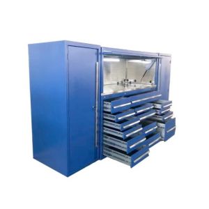 Durable Workplace Storage Solution Heavy Duty Rolling Metal Tool Cabinet with