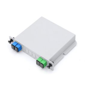 Singlemode Fiber Optic Cable Splitter PLC 2x4 2x8 2x16 Plastic Insert Cassette