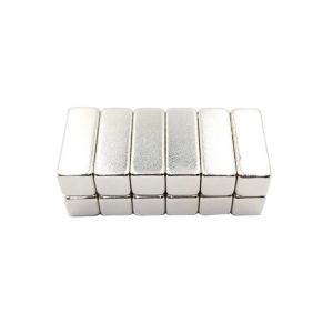 Customizable Grade N52 Neodymium Magnet Nickel Coated for Temperature Range 80