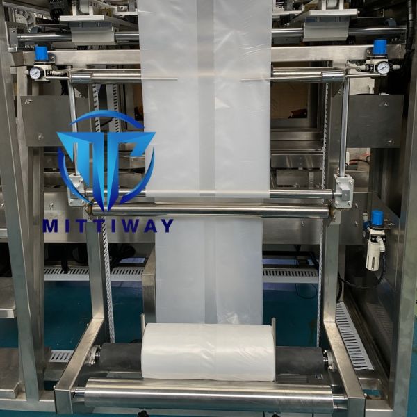 Packing Automatic Poly Bag Sealer Inserter Carton Box Erector Machine