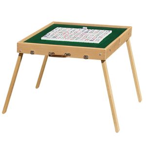 Cheap Wood Style Panel Portable Folding Mahjong Table for Outdoor Party Events and Gatherings for sale