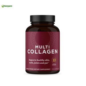 Customized Hydrolyzed Collagen Peptides Capsules 90pcs Stimulate Chondrocyte