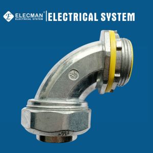 Zinc 90 Degree Liquid Tight Connector 1-1/4 Inch