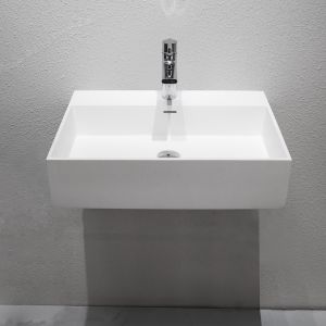 Modern Design Wall Hung Basin Matt Or Glossy Surface Finished