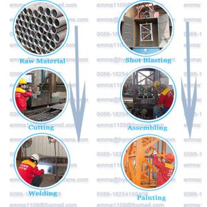 Supply QTZ6020 Topkit Tower Crane Hammerhead Machinery 380V 60Hz Power