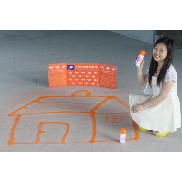 Fluorescent Colorful Temperary Washable spray marking paint Environmental