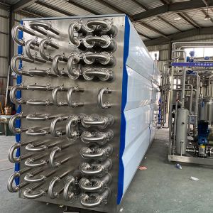 Full Automatic Uht Milk Sterilizer SUS304 Material PLC Control