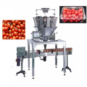 Vegetables Fruits Salad Plastic Container Packaging Machine