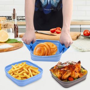 Microwaveable Silicone Baking Tray Cake Mold Odorless Practical