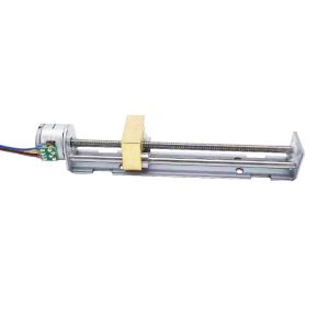 2-phase copper slider stepper motor diameter 15 mm, with M3 lead screw, thrust