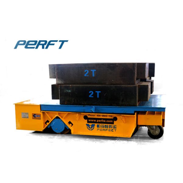 Quality Trackless Handling Bogie Material Transfer Cart , Heavy Duty Plant Trailer wholesale