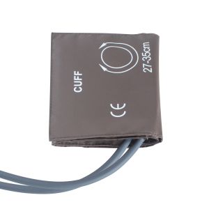 Adult NIBP Cuff Double Tube 27-35cm TPU Cuff Brown Bag Packaging Type