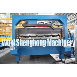 1m Output Width Roof Panel Roll Forming Machine With Mitsubishi Or Siemens PLC