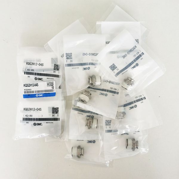 KQG2H12-04S Male Connector Push to Connect Fittings with Thread Sealant,SS316