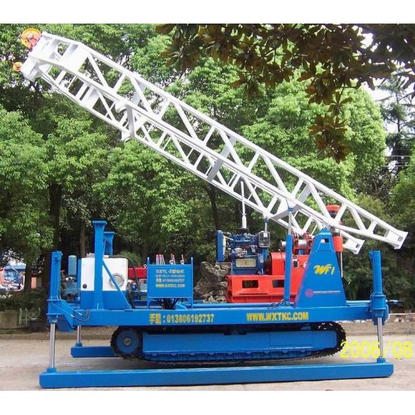 GXY-2BL Construction Crawler drilling Rig With Two Reverse Speed Hydraulic Chuck