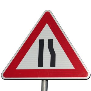 PSA Adhesive Reflective Safety Signs Compulsory Traffic Sign