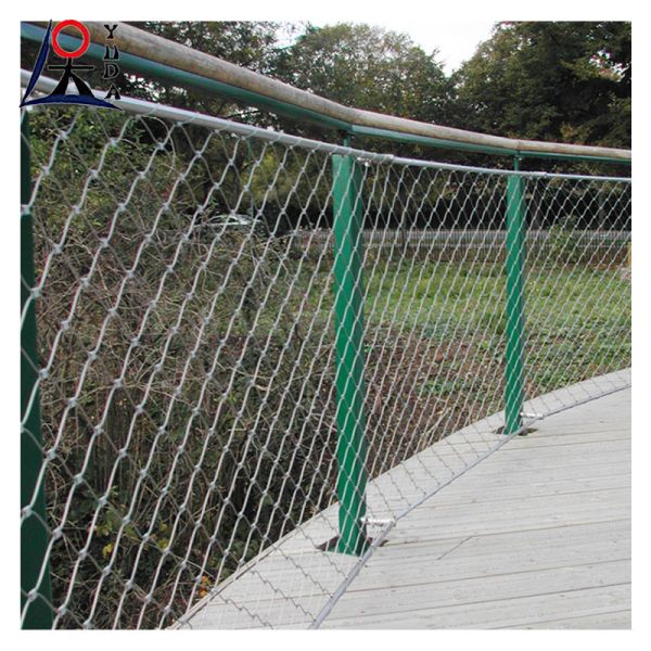 302 Stainless Steel Wire Rope Mesh Net Flexible Stainless Steel Zoo Mesh