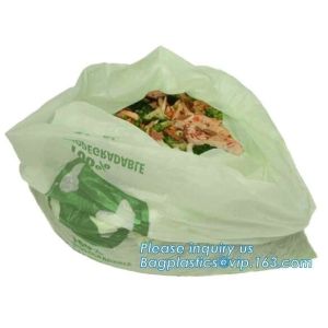 OEM 100% Compostable Eco Friendly Biodegradable Garbage Bags, 100% Biodegradable