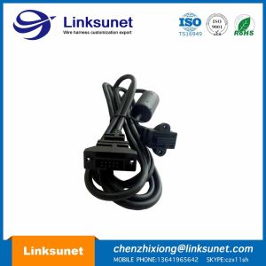 China DC3 12P Round Filters Injector Wiring Harness Customized Plastic Wire Harness on sale