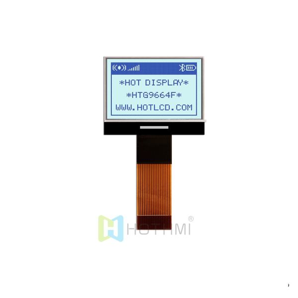 Quality 1.1" 96X64 Graphic COG LCD | STN+ Display | 3.0V with White Backlight | Blue Text on Gray Background | Arduino | ST7549 wholesale