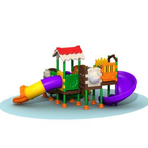 Environmental Material Plastic Playground Sets For Toddlers 580x450x320cm