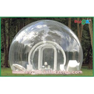 Portable Outdoor Inflatable Bubble Tent Custom Giant Transparent Lawn Tent