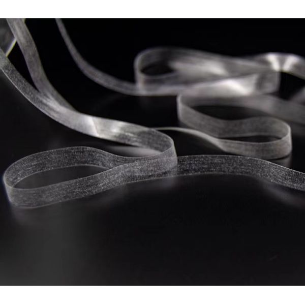 Elastic Natural Color TPU Mobilon Tape Dull Polish TPU Tape Black TPU Yarn