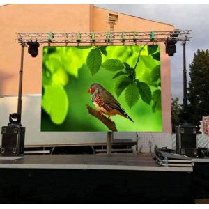 P4.81mm Outdoor LED Video Walls Pixels Rental Brightness 4.81mm Slim Led Screen