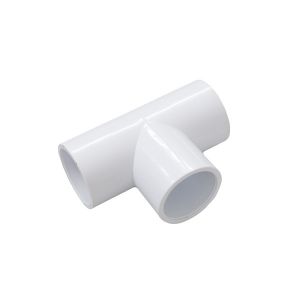 White Spa Bubble Bath 3 Way PVC Fittings / Flexible 3 Way Pipe Fitting