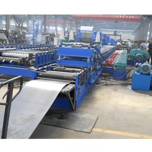 310mm 2 Waves Guardrail Roll Forming Machine Crash Barrier Hydraulic Punching