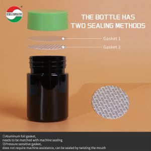 China Factory Customized Lucifugal Stronge PET Plastic Can for Candies Soft