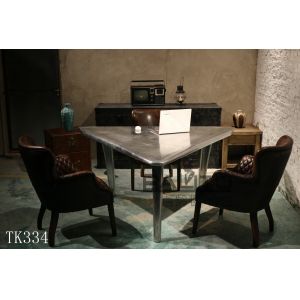 China antique aluminium triangle coffee table/aluminium meeting table furniture on sale